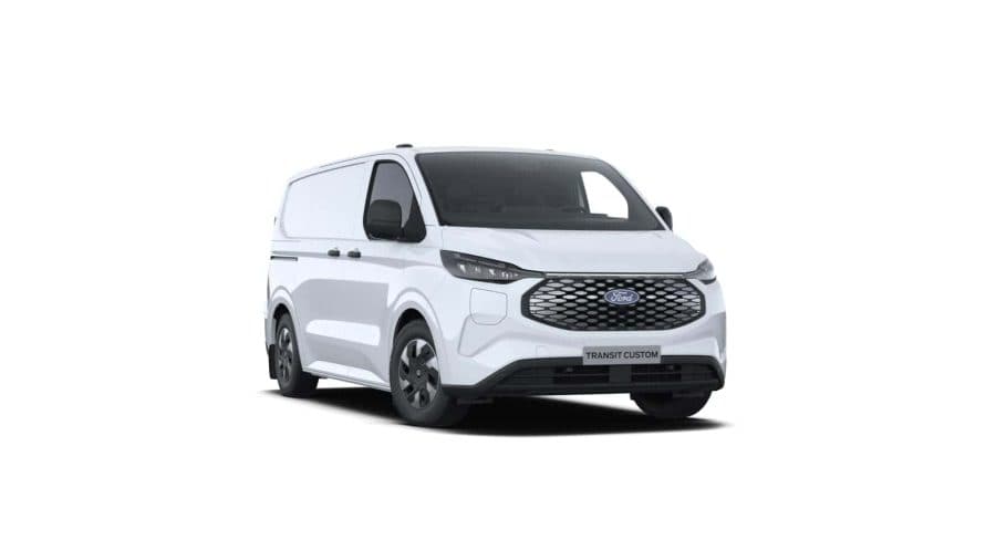Renting De Furgonetas Ford TransitCustom Van 320 L1 BEV automática Trend Blanco