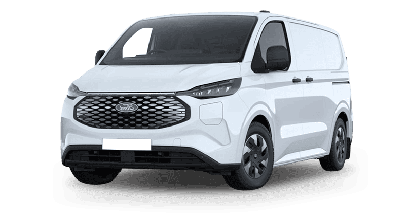 Renting De Furgonetas Ford Transit-Custom Van 320 L1 BEV automática Trend Blanco