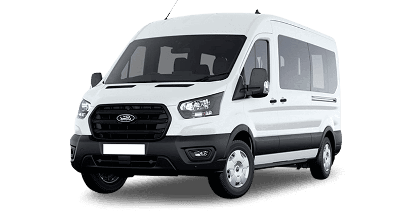 Renting De Furgonetas Ford Transit-Kombi EcoBlue Auto FWD 350 L3 Trend Blanco