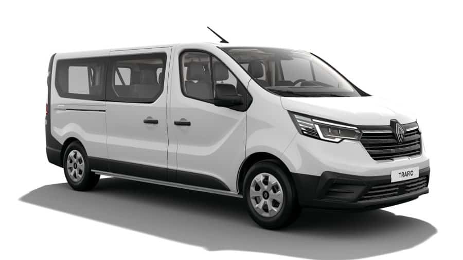 Renting De Furgonetas Renault TraficCombi Authentic Largo Energy Blue Blanco Glaciar