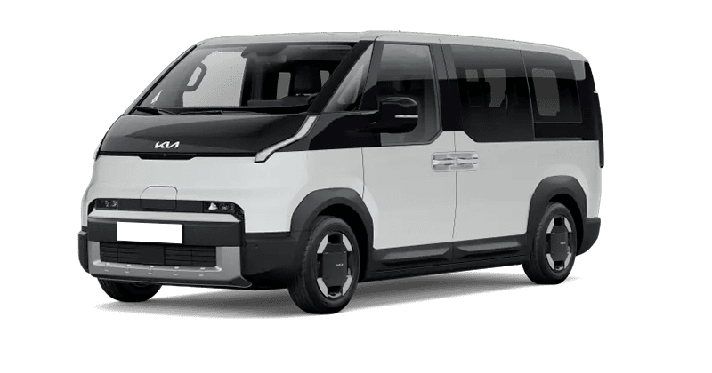 Renting De Furgonetas Kia PV5Passenger L2 H1 LR Plus Clear White, Steel Gray, Aurora Black