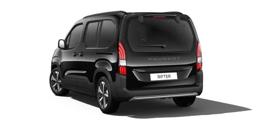 Renting De Furgonetas Peugeot RifterBlueHDi S&S EAT8 Standard GT Negro Perla Nera, Sirkka Green, Gris Artense, Blanco Kaolín, Kiama Blue
