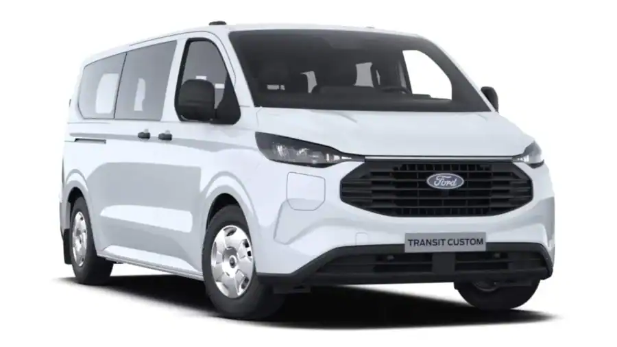 Renting De Furgonetas Ford TransitCustom Kombi 2.5 Duratec PHEV 340 L2 Auto. Trend Blanco