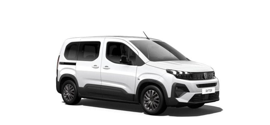 Renting De Furgonetas Peugeot RifterActive Business Standard N1 BlueHDi 100 S&S Blanco Kaolin