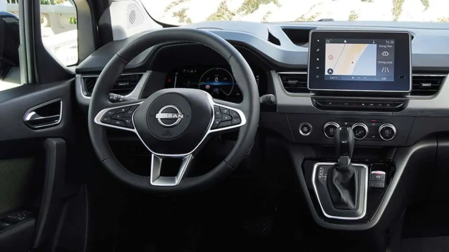 Renting De Furgonetas Nissan TownstarCombi L1 45kWh N-Connecta Blanco