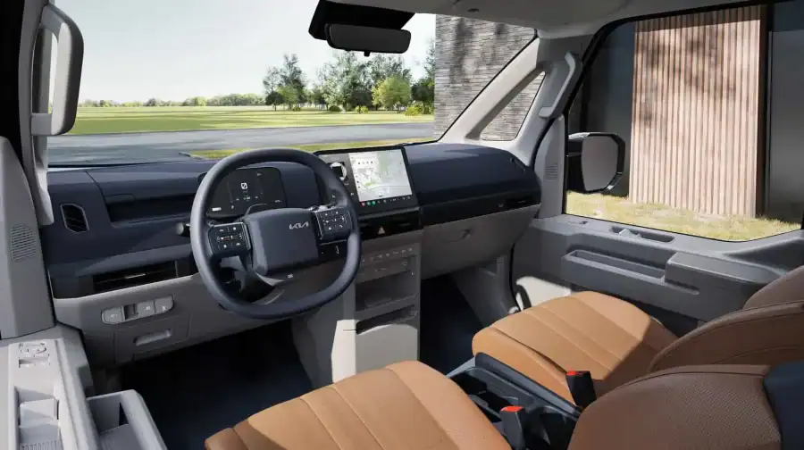 Renting De Furgonetas Kia PV5Passenger L2H1 LR Plus Clear White, Steel Gray, Aurora Black, Lakehouse Grey, Runaway Red