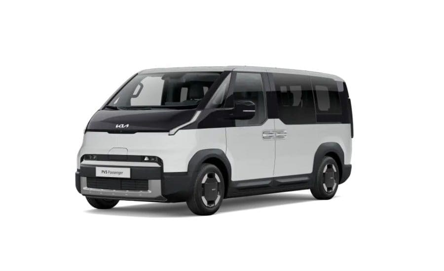 Renting De Furgonetas Kia PV5Passenger L2H1 LR Plus Clear White, Steel Gray, Aurora Black, Lakehouse Grey, Runaway Red