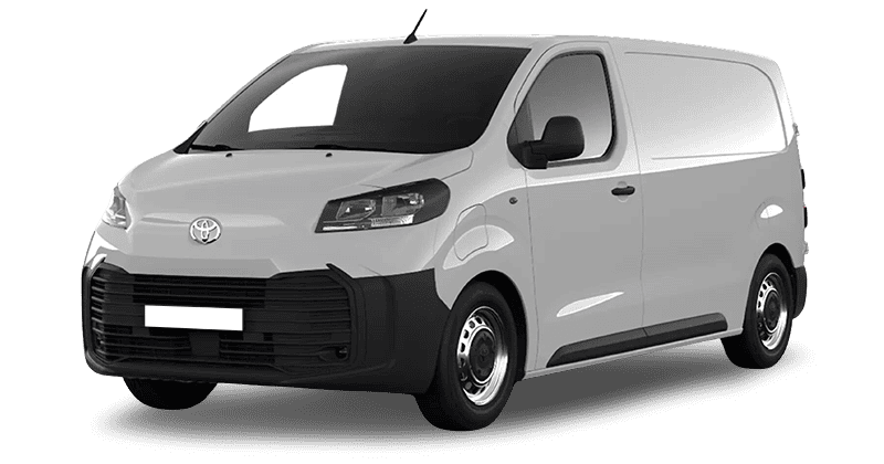 Renting De Furgonetas Toyota ProaceVAN EV L1 GX PLUS 75 kWh Blanco Polar