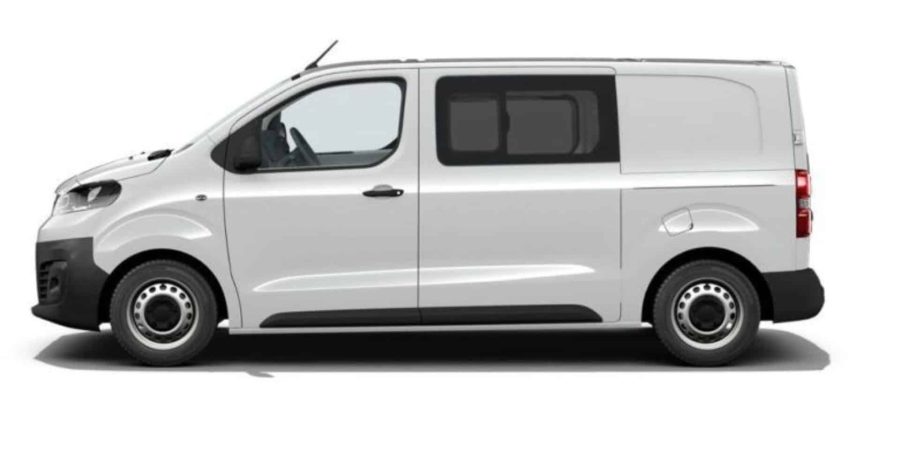 Renting De Furgonetas Opel VivaroDoble Cabina Plegable 1.5 BlueHDi 120 Kaolin White