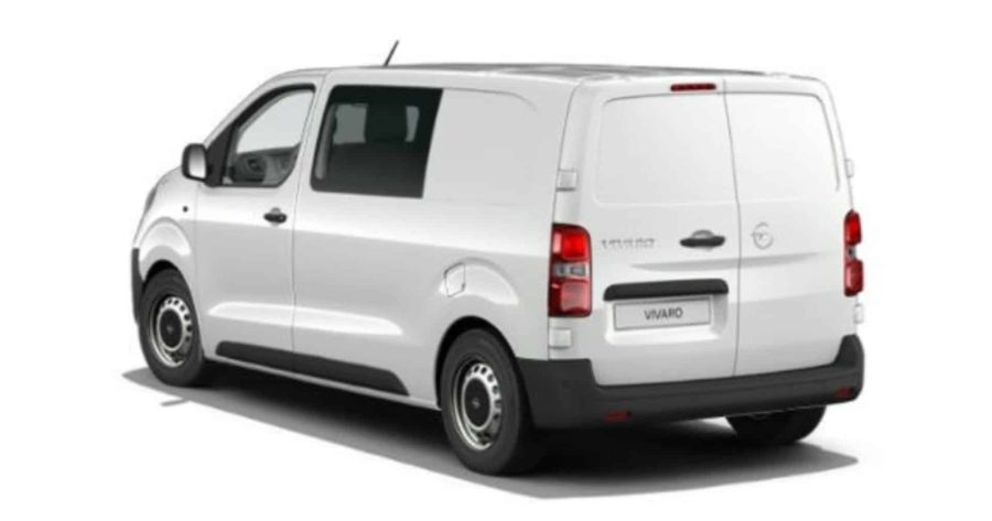 Renting De Furgonetas Opel VivaroDoble Cabina Plegable 1.5 BlueHDi 120 Kaolin White