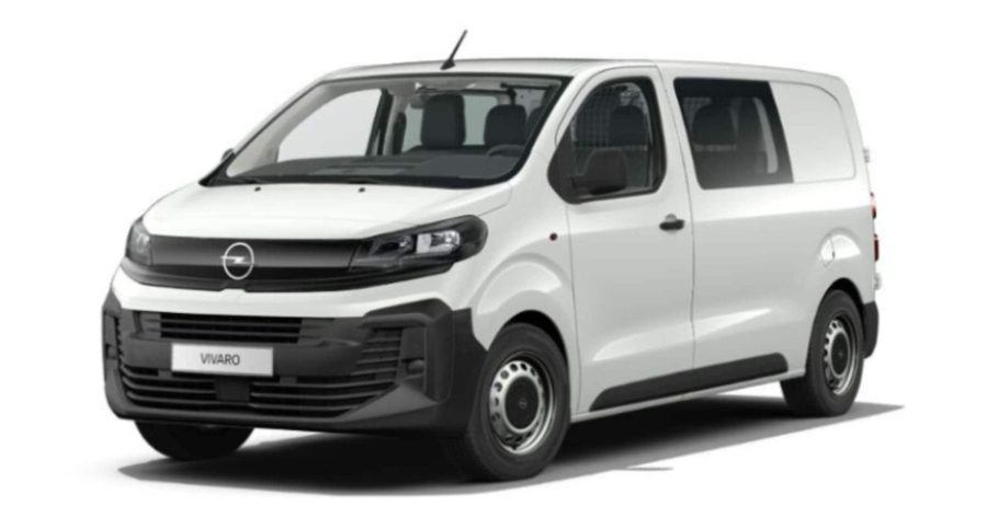 Renting De Furgonetas Opel VivaroDoble Cabina Plegable 1.5 BlueHDi 120 Kaolin White